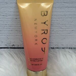 BYROE New York Peach Kombucha Tea Purifying Clay Mask - Pink and Gold